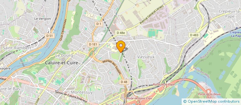 localisation de l'entreprise DATI  CALUIRE-ET-CUIRE