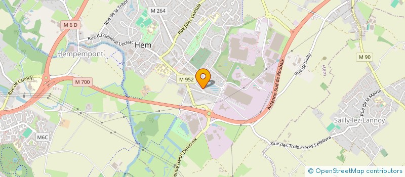 localisation de l'entreprise DATI SECURITE à HEM