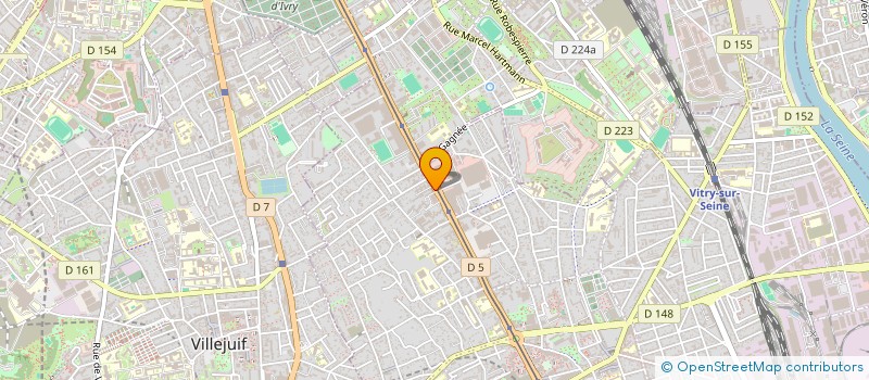 localisation de l'entreprise DATIBA à VITRY-SUR-SEINE