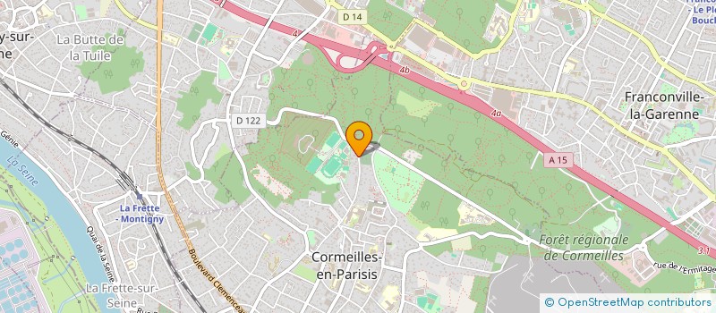 localisation de l'entreprise DATIPA à CORMEILLES-EN-PARISIS