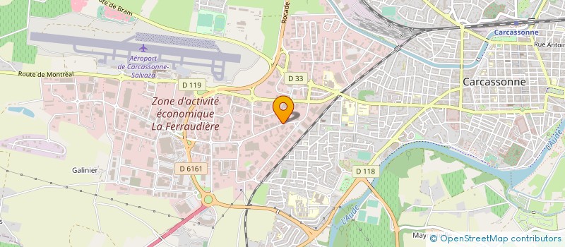 localisation de l'entreprise DATISC  CARCASSONNE