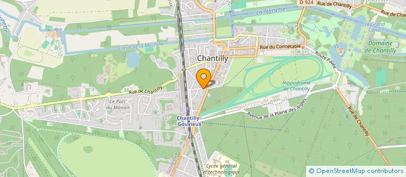 localisation de l'entreprise DATM à CHANTILLY