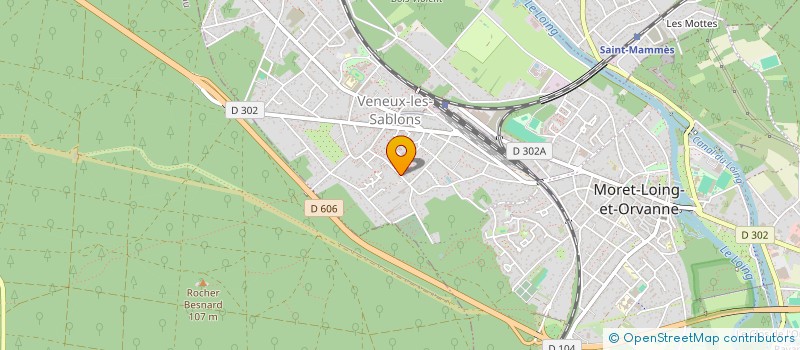 localisation de l'entreprise DATOO à MORET-LOING-ET-ORVANNE