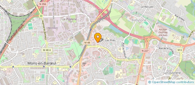 localisation de l'entreprise DATOU à VILLENEUVE D ASCQ