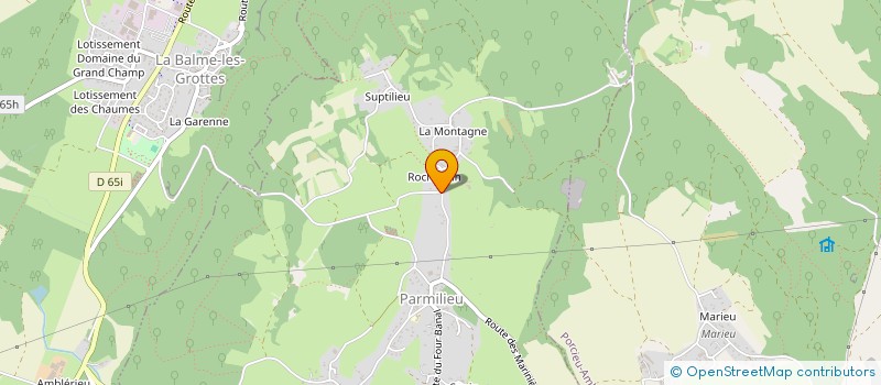 localisation de l'entreprise DATP  PARMILIEU