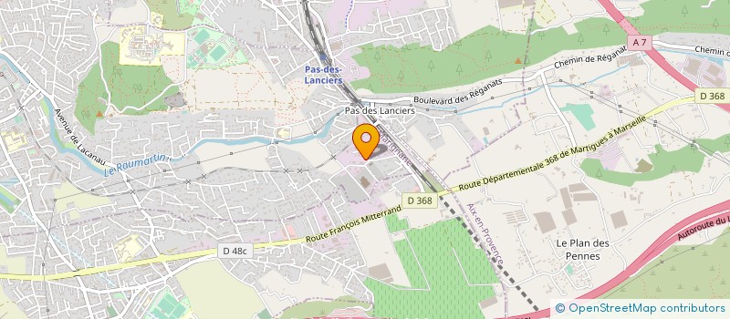 localisation de l'entreprise DATRANS à MARIGNANE