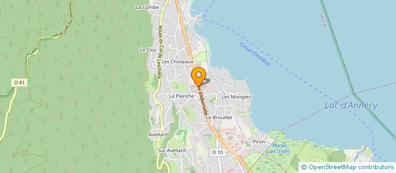 localisation de l'entreprise DATRON FRANCE  SEVRIER