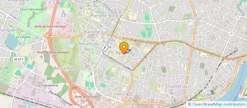 localisation de l'entreprise DATT à NANTES