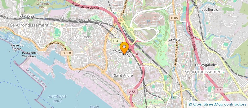 localisation de l'entreprise DATTEC à MARSEILLE