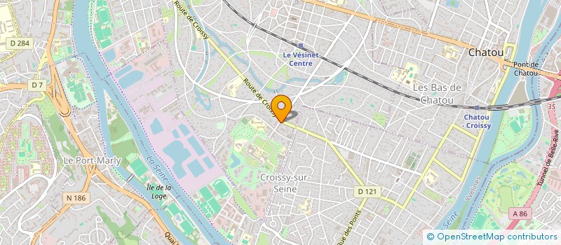 localisation de l'entreprise DATTERINO à LE VESINET