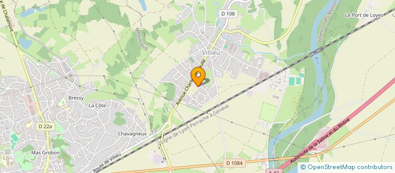 localisation de l'entreprise DATTES AND CO  VILLIEU-LOYES-MOLLON