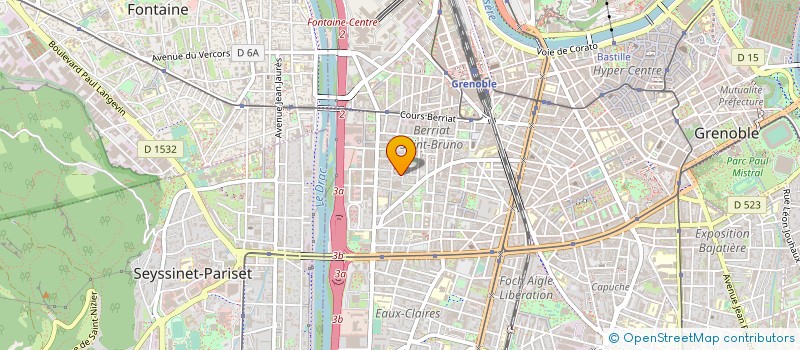 localisation de l'entreprise DATURA à GRENOBLE