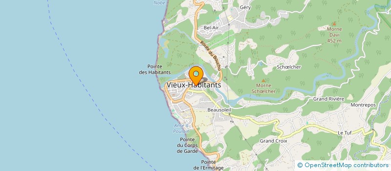 localisation de l'entreprise DATURA à VIEUX-HABITANTS