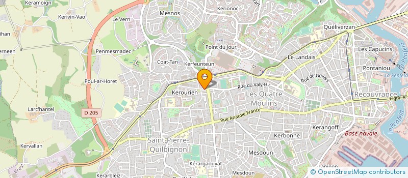 localisation de l'entreprise DATURAFILMS à BREST