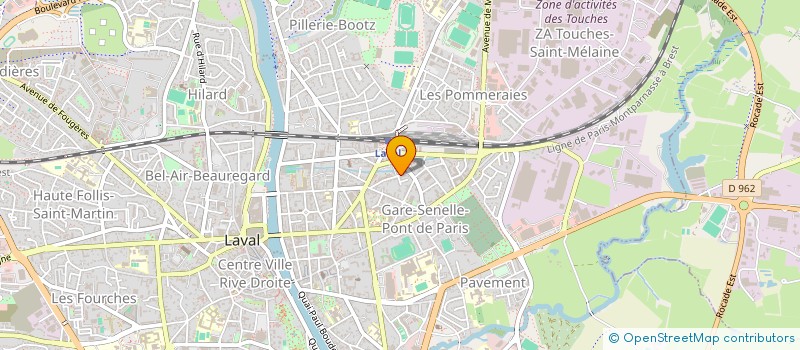 localisation de l'entreprise DATY à LAVAL