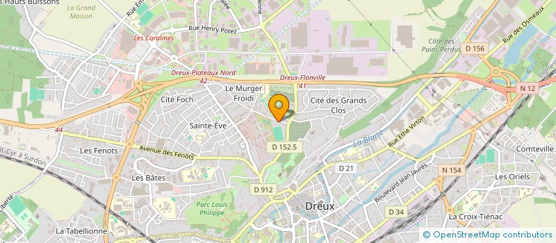 localisation de l'entreprise DATYXIA SOLUTIONS à DREUX