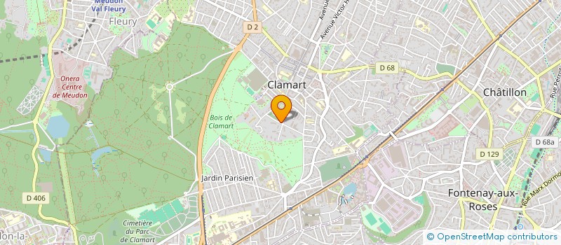 localisation de l'entreprise DAUBENTON  CLAMART