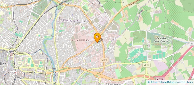 localisation de l'entreprise DAUCHEZ PERE & FILS à MONTPELLIER