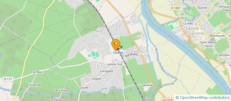 localisation de l'entreprise DAUCOURT & CO  CERONS