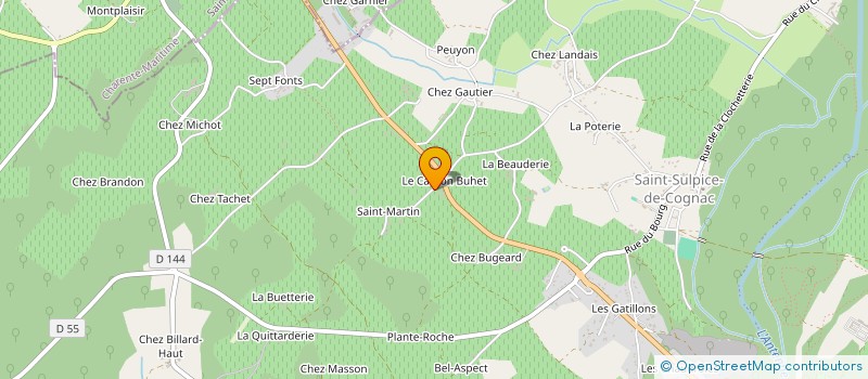 localisation de l'entreprise DAUD à VAL-DE-COGNAC
