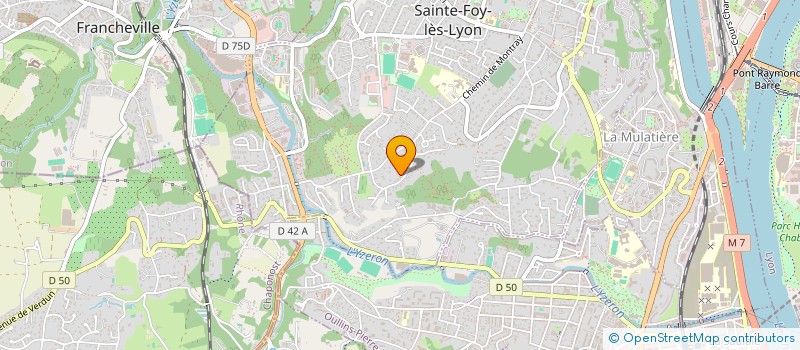 localisation de l'entreprise DAUD PARTICIPATIONS  SAINTE-FOY-LES-LYON