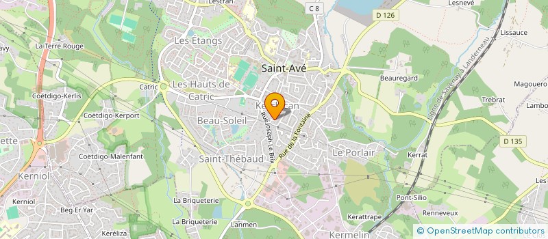 localisation de l'entreprise DAUDET  SAINT-AVE