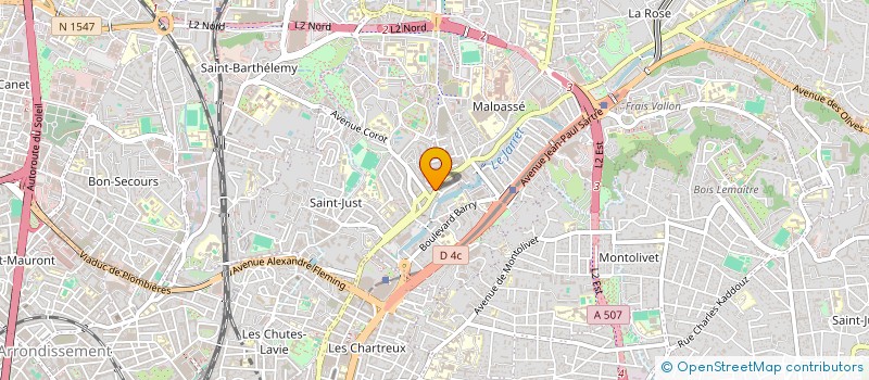 localisation de l'entreprise DAUDET PRESSE à MARSEILLE