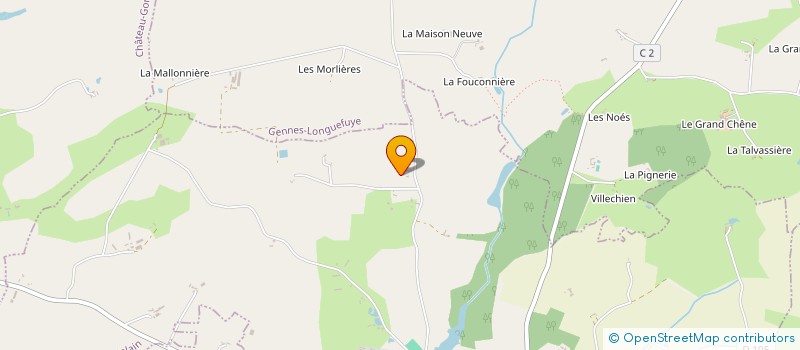 localisation de l'entreprise DAUDET SARL à FROMENTIERES