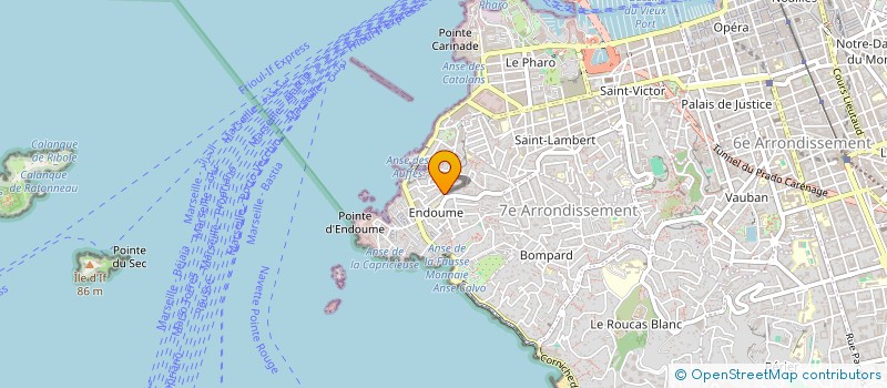 localisation de l'entreprise DAUDIBERT à MARSEILLE