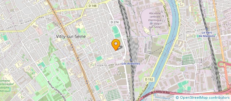 localisation de l'entreprise DAUDRIX INGRID BESNARD FLORIAN  VITRY-SUR-SEINE