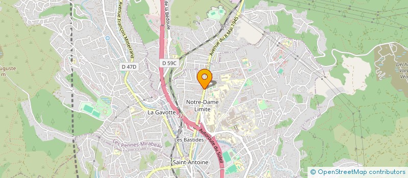 localisation de l'entreprise DAUFFER NICOLAS FLORENCE  MARSEILLE