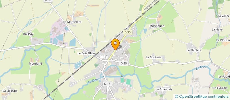 localisation de l'entreprise DAUFFY PAYSAGE  ISSE