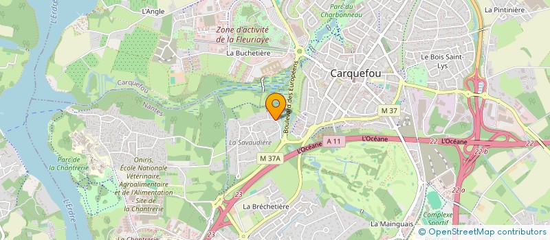 localisation de l'entreprise DAUFOUY PASCAL à CARQUEFOU