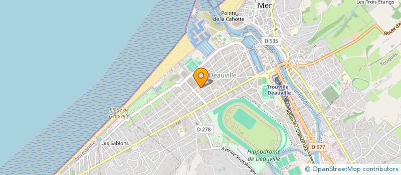 localisation de l'entreprise DAUGE à DEAUVILLE