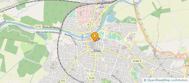 localisation de l'entreprise DAUGE-ESTECORENA à DAX