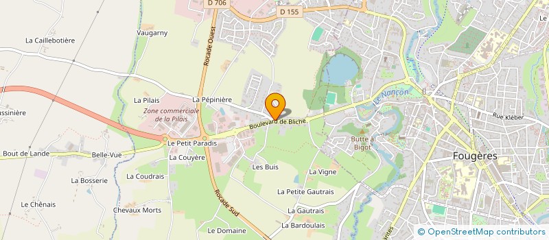 localisation de l'entreprise DAUGUET S&G HOLDING  LECOUSSE