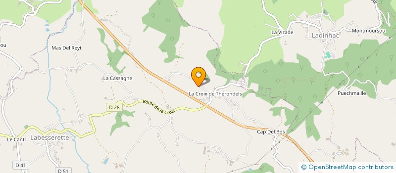 localisation de l'entreprise DAULHAC PERE ET FILS à LABESSERETTE