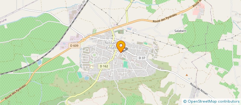 localisation de l'entreprise DAUMAS à COLOMBIERS