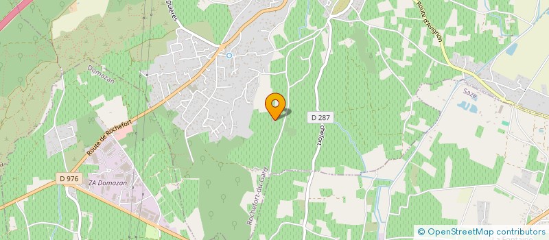 localisation de l'entreprise DAUMAS INDUSTRIE  ROCHEFORT-DU-GARD