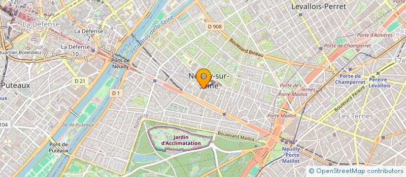 localisation de l'entreprise DAUMESNIL 2 à NEUILLY-SUR-SEINE