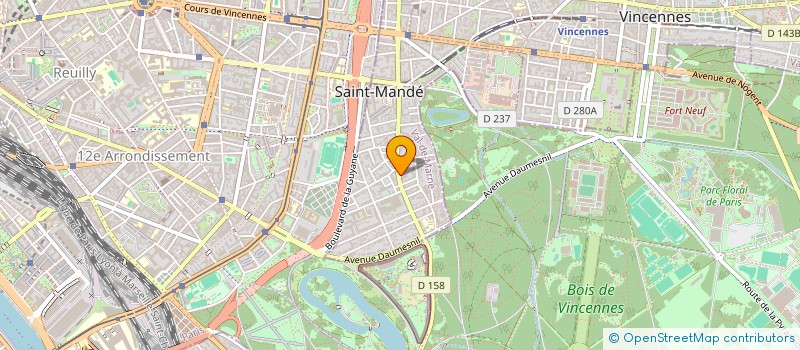 localisation de l'entreprise DAUMESNIL JEN à SAINT-MANDE