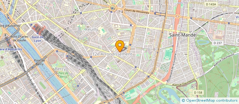 localisation de l'entreprise DAUMESNIL OPTIQUE à PARIS