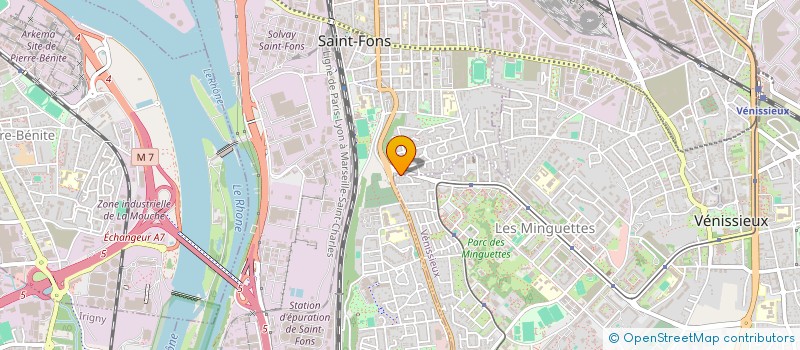 localisation de l'entreprise DAUMIER  VENISSIEUX