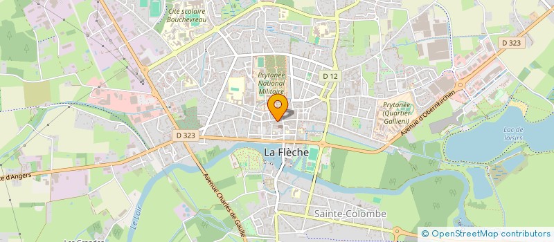 localisation de l'entreprise DAUMIN IMMO  LA FLECHE