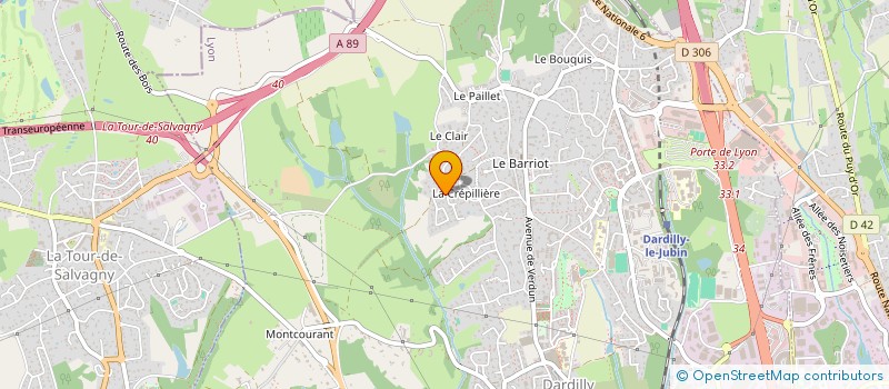 localisation de l'entreprise DAUMOC  DARDILLY