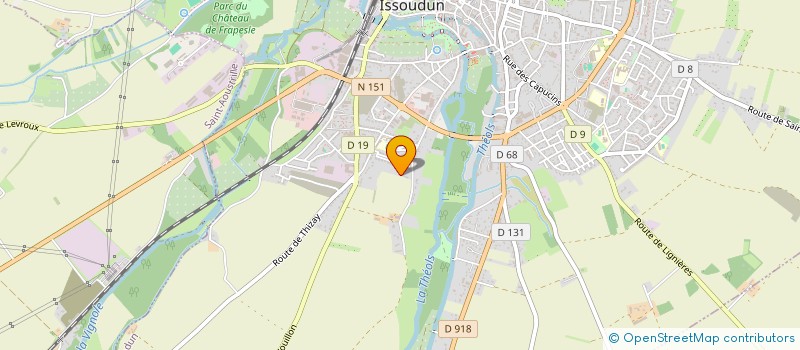 localisation de l'entreprise DAUMY MOLIN IMMO  ISSOUDUN