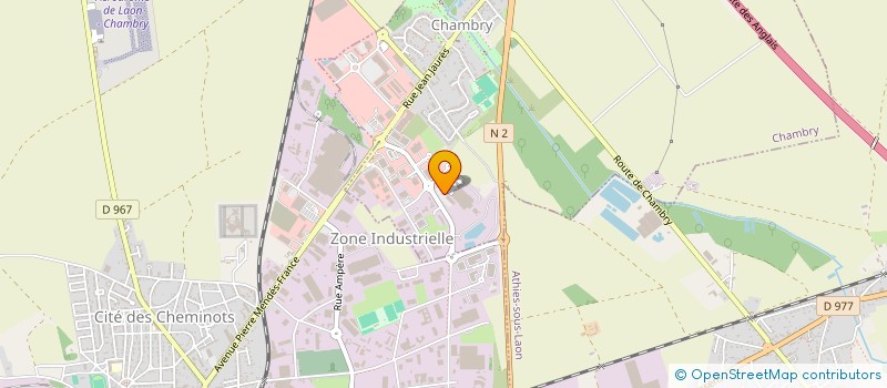 localisation de l'entreprise DAUNAT PICARDIE  CHAMBRY