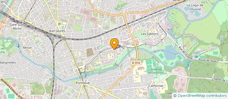 localisation de l'entreprise DAUNAY-BUREAU  LE MANS