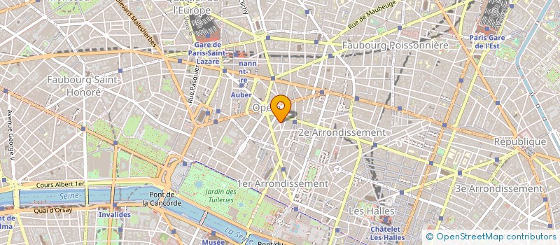 localisation de l'entreprise DAUNOU COIFFURE  PARIS