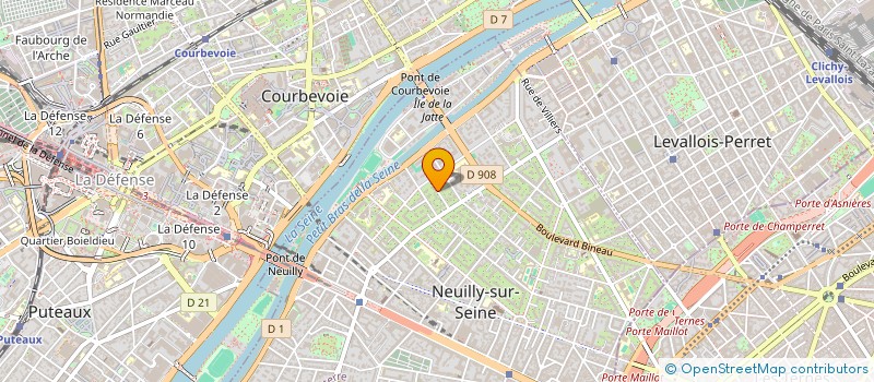 localisation de l'entreprise DAUPA à NEUILLY-SUR-SEINE